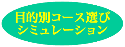 目的別コース選びシミュレーション